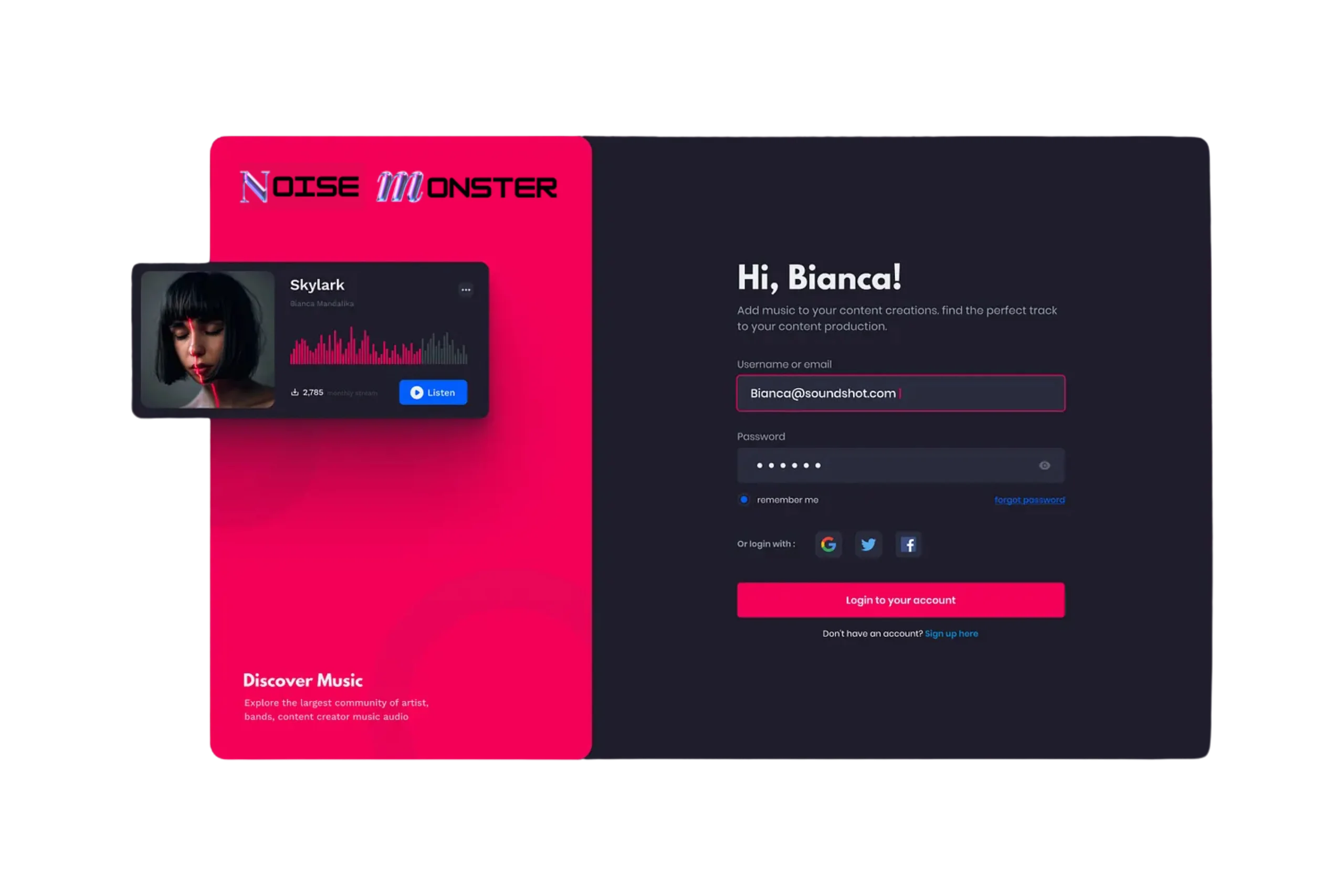 Spark Engaging Conversations with Noise Monster