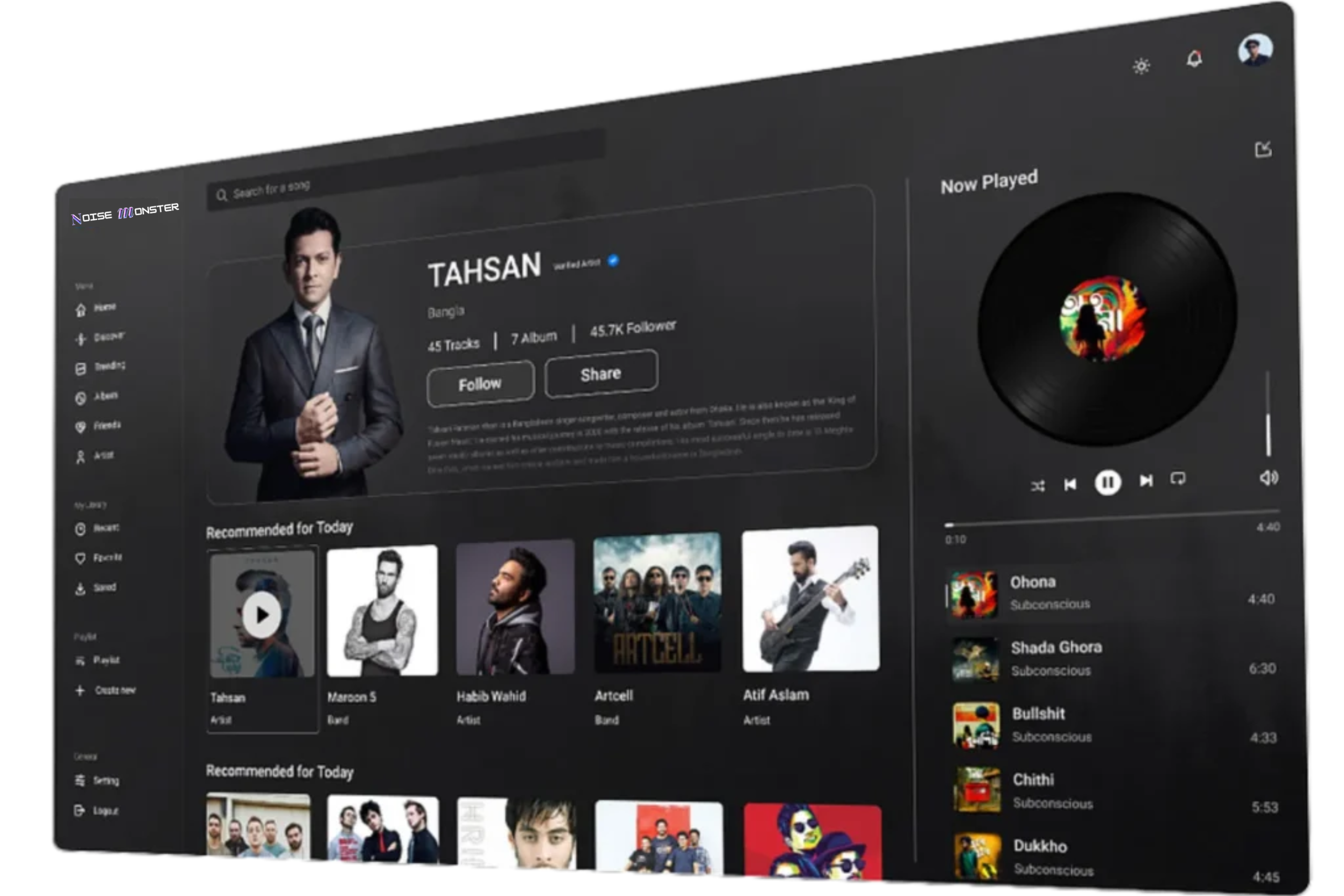 User-Centric Experience with Noise Monster